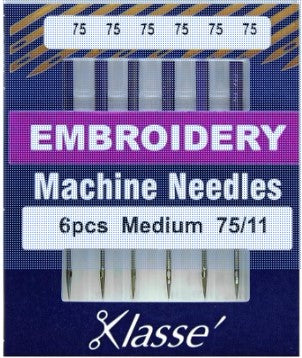 75/11 Anti-Glue Embroidery Needles