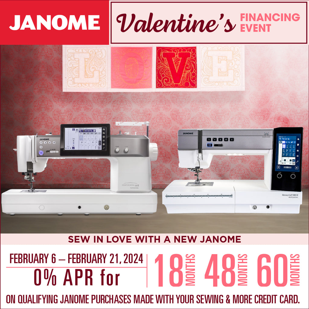 Janome Valentine's Financing