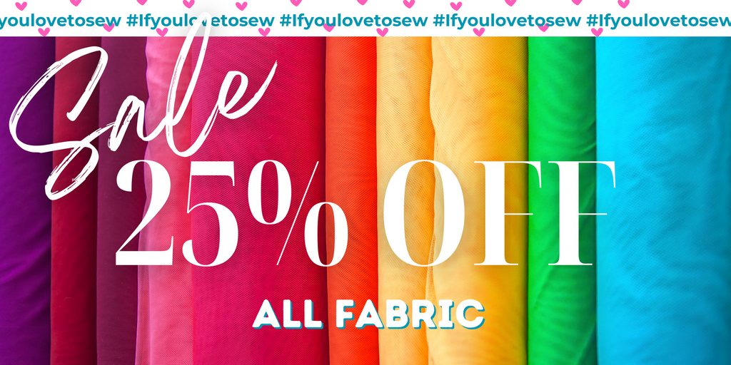 Fabric Sale Online Only--Ends September 29