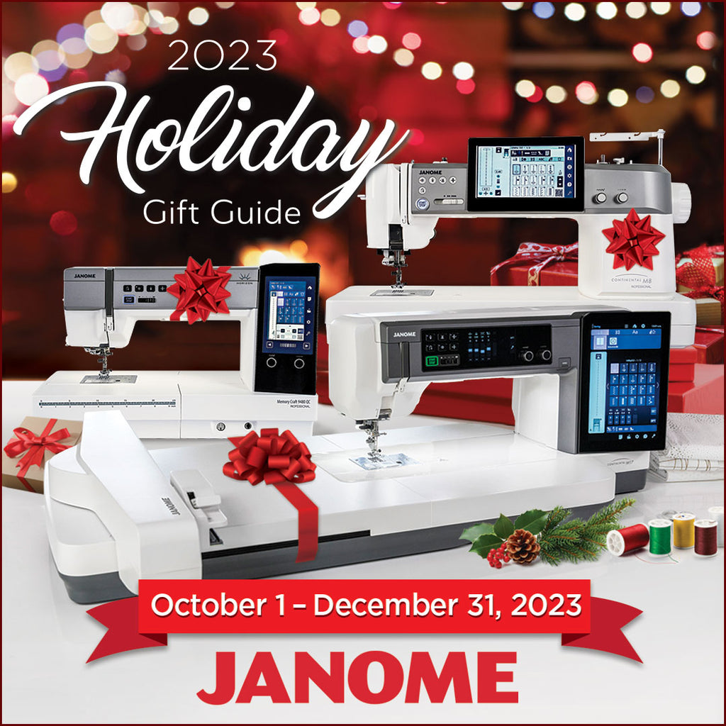 Janome Holiday Gift Guide October 1-December 31, 2023