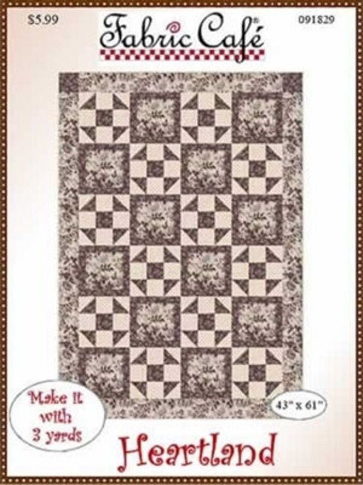 Fabric Cafe 3 Yard Quilt Patterns, FREEDOM, Donna Robertson, 092121-01 