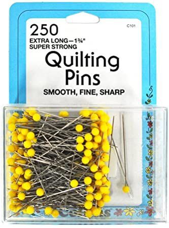 Collins Yellow Quilt Pins 1 3/4 Quilt Lizzy Ayden