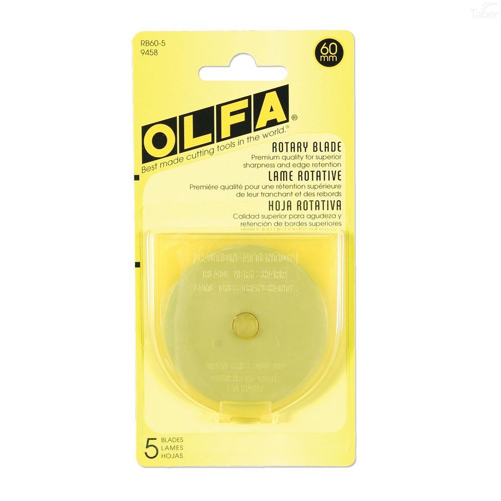 Olfa RB60-5 60mm Blades 9458 Quilt Lizzy Ayden